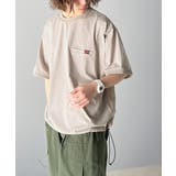 綿100%。大人のこなれカジュアル。シルケット素材裾ドロストオーバーサイズTシャ… | Classical Elf Men | 詳細画像5