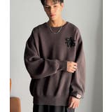 《JaVaジャバコラボ》立体編みで飾る個性。サガラ刺繍風ロゴオーバーサイズニット | Classical Elf Men | 詳細画像13 