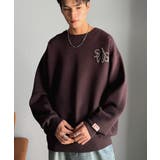 《JaVaジャバコラボ》立体編みで飾る個性。サガラ刺繍風ロゴオーバーサイズニット | Classical Elf Men | 詳細画像18 