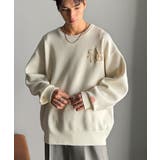 《JaVaジャバコラボ》立体編みで飾る個性。サガラ刺繍風ロゴオーバーサイズニット | Classical Elf Men | 詳細画像6 