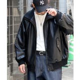 こだわりヴィンテージライク。リブタートルカラーレザージャケット | Classical Elf Men | 詳細画像3