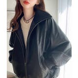 こだわりヴィンテージライク。リブタートルカラーレザージャケット | Classical Elf Men | 詳細画像9