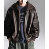 こだわりヴィンテージライク。リブタートルカラーレザージャケット | Classical Elf Men | 詳細画像11