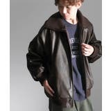 こだわりヴィンテージライク。リブタートルカラーレザージャケット | Classical Elf Men | 詳細画像13