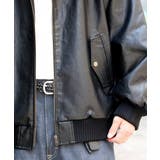 こだわりヴィンテージライク。リブタートルカラーレザージャケット | Classical Elf Men | 詳細画像19