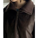 こだわりヴィンテージライク。リブタートルカラーレザージャケット | Classical Elf Men | 詳細画像23