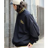 カジュアル×スポーティ。リブラインロゴ刺繍ハーフジップPO | Classical Elf Men | 詳細画像7