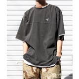 レトロモダンな大人カジュアルTee。Tシャツワンポイントハンド刺繍ピグメントTシ… | Classical Elf Men | 詳細画像4 