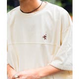 レトロモダンな大人カジュアルTee。Tシャツワンポイントハンド刺繍ピグメントTシ… | Classical Elf Men | 詳細画像5 