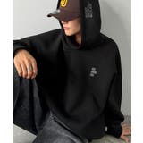 ブラック | 《JaVaジャバコラボ》ゆったり着られる大人カジュアル！ダンボール刺繍パーカー | Classical Elf Men