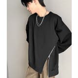 《Javaジャバコラボ》シンプルにお洒落を。アシメファスナーラウンドネックポンチ… | Classical Elf Men | 詳細画像14 