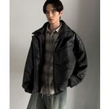 寒さ知らずの防寒力！高級感あふれる中綿フェイクレザーモンスターブルゾン | Classical Elf Men | 詳細画像9 