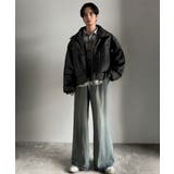 寒さ知らずの防寒力！高級感あふれる中綿フェイクレザーモンスターブルゾン | Classical Elf Men | 詳細画像10 