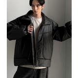 寒さ知らずの防寒力！高級感あふれる中綿フェイクレザーモンスターブルゾン | Classical Elf Men | 詳細画像4 