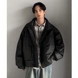 寒さ知らずの防寒力！高級感あふれる中綿フェイクレザーモンスターブルゾン | Classical Elf Men | 詳細画像8 