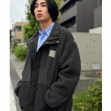 《JaVaジャバコラボ》レトロムード漂う、首元まで暖か。異素材切替えダブルジップ… | Classical Elf Men | 詳細画像8 