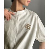 《JaVaジャバコラボ》【メンズ】綿100%!切替BODYロゴTシャツ(半袖) | Classical Elf Men | 詳細画像1
