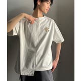 《JaVaジャバコラボ》【メンズ】綿100%!切替BODYロゴTシャツ(半袖) | Classical Elf Men | 詳細画像2