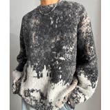 《JaVaジャバコラボ》視線を釘付け。アブストラクト柄ニットプルオーバー（長袖） | Classical Elf Men | 詳細画像9 