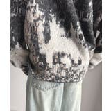 《JaVaジャバコラボ》視線を釘付け。アブストラクト柄ニットプルオーバー（長袖） | Classical Elf Men | 詳細画像12 