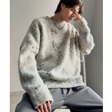 《JaVaジャバコラボ》視線を釘付け。アブストラクト柄ニットプルオーバー（長袖） | Classical Elf Men | 詳細画像3 