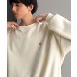 オフホワイト | 《JaVaジャバコラボ》刺繍が映える ゆるっと スウェット。胸刺繍ライトウェイト… | Classical Elf Men