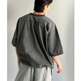 「ゆるっと男らしく。」綿100%ヴィンテージ加工アウターデニムTシャツ | Classical Elf Men | 詳細画像9