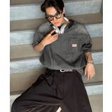 「ゆるっと男らしく。」綿100%ヴィンテージ加工アウターデニムTシャツ | Classical Elf Men | 詳細画像12