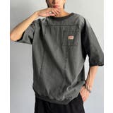 「ゆるっと男らしく。」綿100%ヴィンテージ加工アウターデニムTシャツ | Classical Elf Men | 詳細画像14