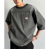 「ゆるっと男らしく。」綿100%ヴィンテージ加工アウターデニムTシャツ | Classical Elf Men | 詳細画像16