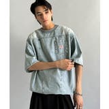 「ゆるっと男らしく。」綿100%ヴィンテージ加工アウターデニムTシャツ | Classical Elf Men | 詳細画像21