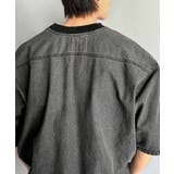 「ゆるっと男らしく。」綿100%ヴィンテージ加工アウターデニムTシャツ | Classical Elf Men | 詳細画像26