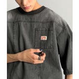 「ゆるっと男らしく。」綿100%ヴィンテージ加工アウターデニムTシャツ | Classical Elf Men | 詳細画像5