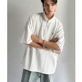 遊び心もこなれ感もキメる。刺繍入りダンボール素材ジップ半袖Tシャツ | Classical Elf Men | 詳細画像10