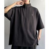 遊び心もこなれ感もキメる。刺繍入りダンボール素材ジップ半袖Tシャツ | Classical Elf Men | 詳細画像25