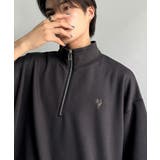 遊び心もこなれ感もキメる。刺繍入りダンボール素材ジップ半袖Tシャツ | Classical Elf Men | 詳細画像28