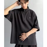 遊び心もこなれ感もキメる。刺繍入りダンボール素材ジップ半袖Tシャツ | Classical Elf Men | 詳細画像36