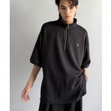 遊び心もこなれ感もキメる。刺繍入りダンボール素材ジップ半袖Tシャツ | Classical Elf Men | 詳細画像37