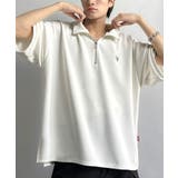 遊び心もこなれ感もキメる。刺繍入りダンボール素材ジップ半袖Tシャツ | Classical Elf Men | 詳細画像5