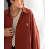テラコッタ | 《JaVaジャバコラボ》スリットボタン仕様リンクル加工オーバーサイズドルマンシャ… | Classical Elf Men