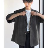 《JaVaジャバコラボ》主役級!アンティーク釦使いストライプ柄ヘリンボン生地シャ… | Classical Elf Men | 詳細画像11