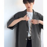 《JaVaジャバコラボ》主役級!アンティーク釦使いストライプ柄ヘリンボン生地シャ… | Classical Elf Men | 詳細画像12