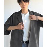 《JaVaジャバコラボ》主役級!アンティーク釦使いストライプ柄ヘリンボン生地シャ… | Classical Elf Men | 詳細画像6