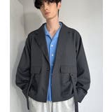 《JaVaジャバコラボ》シャツ感覚で羽織れる「軽アウター」ショート丈ポケットデザ… | Classical Elf Men | 詳細画像8 