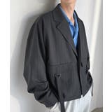 ダークネイビー | 《JaVaジャバコラボ》シャツ感覚で羽織れる「軽アウター」ショート丈ポケットデザ… | Classical Elf Men