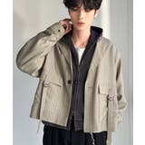 《JaVaジャバコラボ》シャツ感覚で羽織れる「軽アウター」ショート丈ポケットデザ… | Classical Elf Men | 詳細画像6 