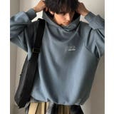 ブルー | 《JaVaジャバ コラボ》シンプルなカジュアルで大人の佇まい。胸刺繍入りダンボー… | Classical Elf Men