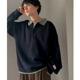 《JaVaジャバコラボ》襟元で差をつける、大人の装い。ミラノリブ配色ニットポロシ… | Classical Elf Men | 詳細画像13 