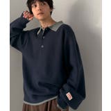ネイビー | 《JaVaジャバコラボ》襟元で差をつける、大人の装い。ミラノリブ配色ニットポロシ… | Classical Elf Men
