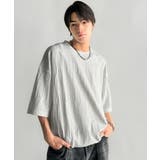 《JaVaジャバコラボ》ドロスト付リンクスジャカードオーバーサイズTシャツ | Classical Elf Men | 詳細画像8
